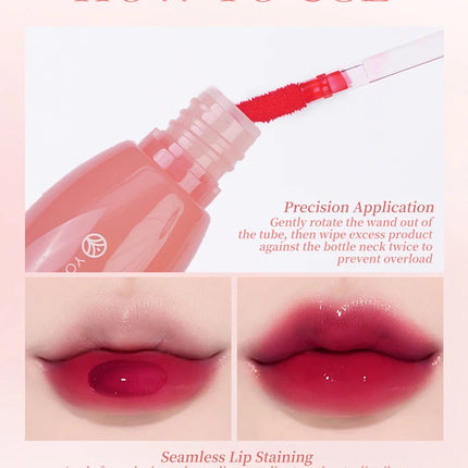 6color Multifunctional Liquid Lipstick, Waterproof Long-Lasting Non-Stain Tinted , Matte Lip Stain