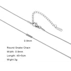 10  Snake Chain S / 45-50cm