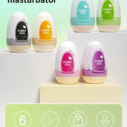 Laile Male Masturbation Egg, Portable Mini Pocket Pussy for Men, Disposable Sex Toy