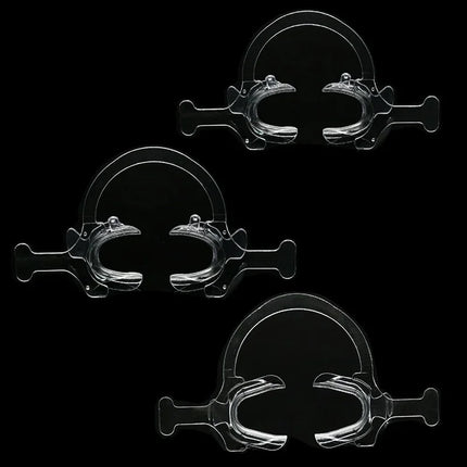 Disposable Transparent Lip and Buccal Retractor with Handle for Dental Use Orthodontic Mouth Opener Tool