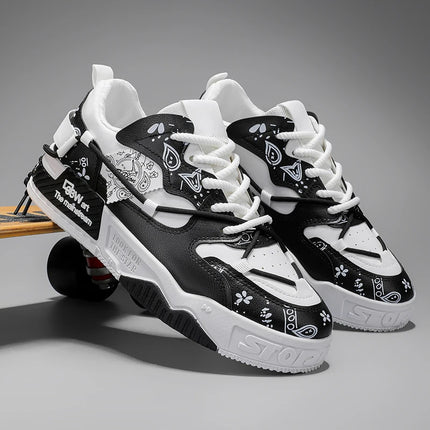 Sneakers, Outdoor Sports Men's Lace-up Fitness Skate Shoes Casual Basketball Shoes Comfortable Soft Sole Large Size