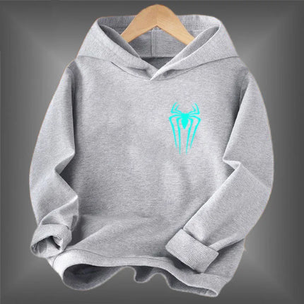 New Fashion Boy Luminous Lightning Printed Hoodies Sweatshirts Fashion Pullover Hoodie Streetwear Glowing Tops
