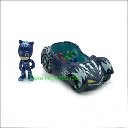 New Figure Masks Toy Set with Vehicle Of Toys Cars Figures Christmas PJ Toys Kids Gifts