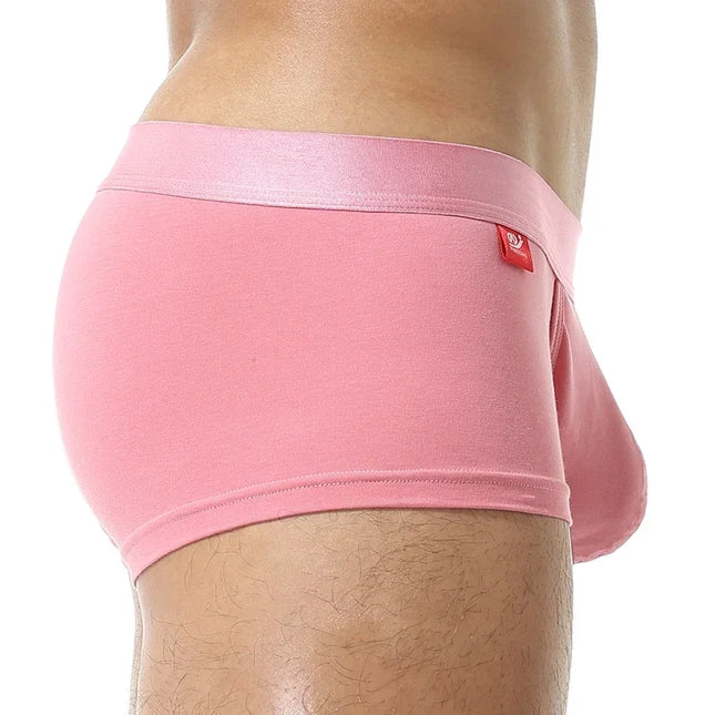 1/2 Pieces Open Front Underwear Men Cotton Sexy Men's Boxer Shorts Panties Breathable Pouch Bulge Underpants Male