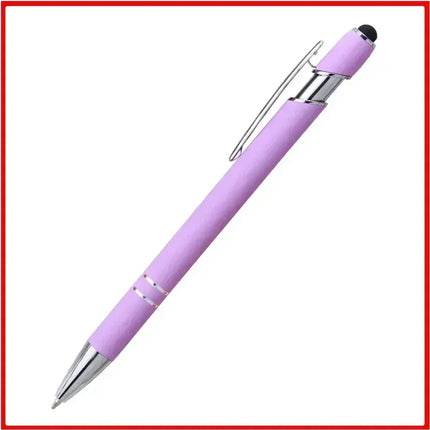 200 Pcs Light - Metal Capacitive Universal Touch Screen Stylus Ballpoint Pen Writing Stationery Office Gifts Free custom Logo