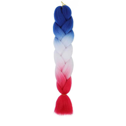 24 Inches DIY Jumbo Braiding Hair Synthetic Hair Extensions Afro Ombre Crochet Braid Hair Wholesale For Women