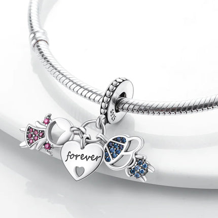 2025 New Charm 925 Sterling Silver Glow Firefly Travel Airplane Cat Paw Dragon Bead Fit Bracelet Bangle Necklace DIY Jewelry