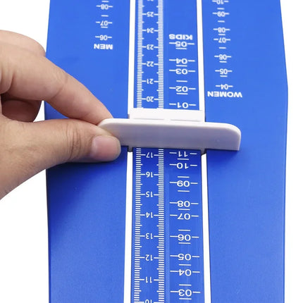 Precision Shoe Sizer Tool Dual Scale Foot Measure Gauge CM/INCH Sizing Device For Adults Kids Shoe Store Podiatrist Accurate Kit