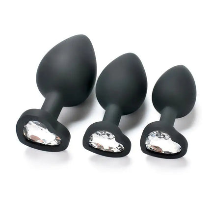 【AD】Metal Anal Plug Heart Crystal Beginner To Expert Butt Plug Adult Toy Tail Female/Male Dildos Sex Toys Couples Adults Game