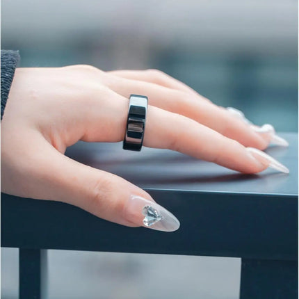 Amovan Nova Smart Ring Premium Quality GPS Sports Heart Rate Blood Oxygen Stress Sleep Temperature Monitor Meditation Ring