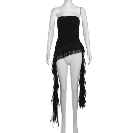 Fashion 2025 Ribbon Chest Top Women Spring Summer New Sexy Solid Vest Female Sleeveless Sweet Y2k Streetwear Lady Party Club