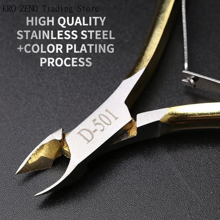 🔝1 Pcs Cuticle Nippers Nail Manicure Cuticle Scissors Clippers Trimmer Dead Skin Remover Pedicure Stainless Steel Cutters Tool✨