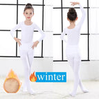 warm pantyhose white / XL 150-165cm
