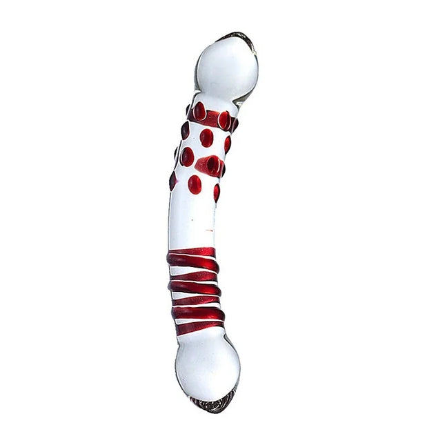 Glass Crystal Masturbation Stick G-spot Butt Anal Pussy Massager Trainer Anal Plug Butt Plug Adult Sex Toys For Men Women Couple