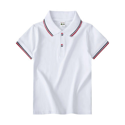 New Children Polo Shirt Solid Kids Boys Polo Shirts Korea Fashion Boys Designer Clothes School Uniform 2-14 Years