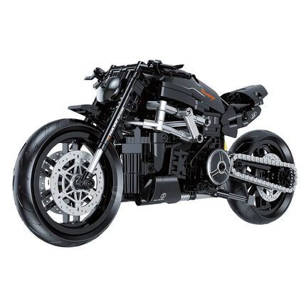 New 1:8 XDiavel s Classic City Racing Motorcycle Building Blocks Sets MOC Desertx Motorbike Bricks Toys Kids Gifts for Boys