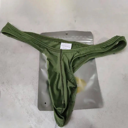 Sexy Men Underwear Solid Color Men's Briefs Bikini Slip Briefs Nylon Penis Pouch String Low Waist Shorts Erotic Underpants