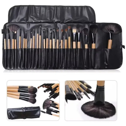 24 pcs Makeup Brush Sets Professional Cosmetics Brushes Eyebrow Powder Foundation Shadows Pinceaux Make Up Tools