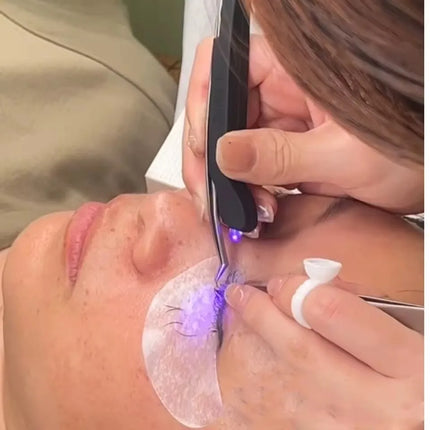 Mini Handheld Rechargeable UV Eyelash Extension grafting Lamp, Fast Curing for Glue, Wireless Tweezer Light