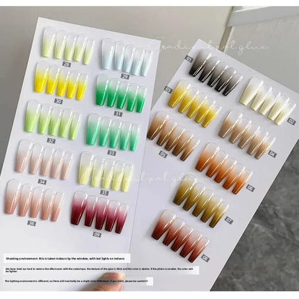 9 colors Chinese style spring is not late aurora powder shell polished fairy powder cream popular brocade powder solid nail art