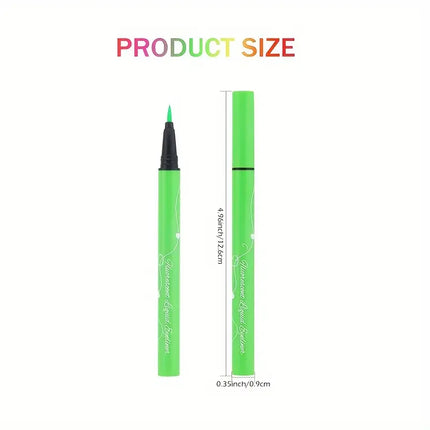 6pcs Glow UV Reactive Glow in the Dark Face and Body Paint Set, Neon Liquid Eyeliner, Mixing Color for Masquerade,Music Festival
