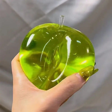 Powder apple green apple squeeze toy slow rebound stress relief toy maltose apple squeeze, relieves pressure and anxiety