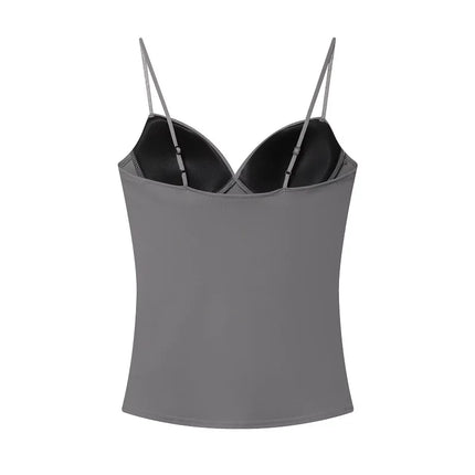 Sexy Corset Crop Top Women Camisole Backless Short Tops for Women Sleeveless Bustier Tops Women Straps Tube Top Female