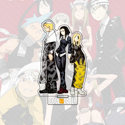 Anime Soul Eater 15cm Acrylic Character Black-star, Kid Standing Model Stand Desktop Decoration Gift