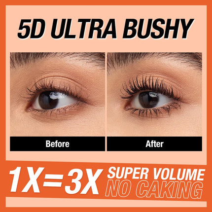 O.TWO.O Eyelash Mascara Lengthening Extension Eyelashes Thicker Waterproof 5D Silk Fiber Extra Volume Eye Mascara Cosmetics