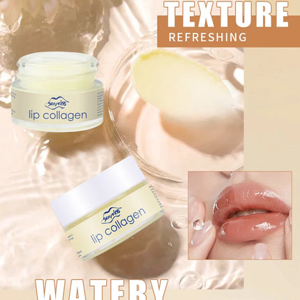 Hyaluronic acid collagen Sleep lip mask 20g deep hydration lasting moisturizing exfoliation day and night can be given as a gift
