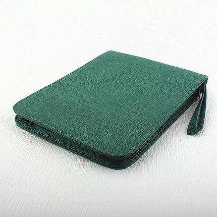 48 /24/10 Slots Fountain Pen Case, Canvas Pen Holder Display Pouch Bag Storage Large Capacity Waterproof