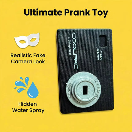 Realistic Squirt Camera Prank Toy Water Squirting Joke Toy Party Accessory for Kids Birthday Graduation Gift Adults & Teens