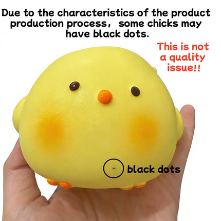 Cute Giant Chick Squishy Toy Slow Rising Stress Relief Sensory Fidget Toy for  Adults Anxiety ADHD Squishy Squeeze Toy