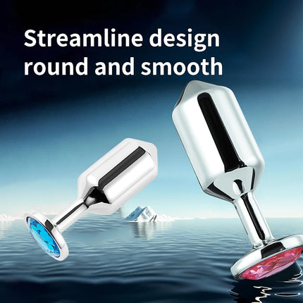 Runyu Sexy Adult Metal Anal Plug Penetration-Anal Adult Toys Fetish Butt Plug Sexy Gadgets Erotic Products But Pluk SM Sex Toys