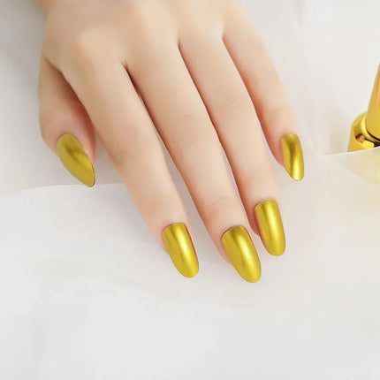 1PCS Metal Mirror Silver Baking Free Nail Polish Super Texture Gorgeous Durable Nail Polish Multicolor Bright Nail Polish Beauty