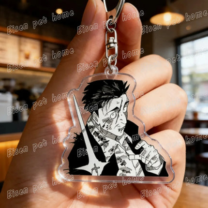 Anime Hiromi Higuruma Keychain Accessories Bag Charm Jjk Gojo Kaisen Manga Keyrings Fans Freinds Gifts