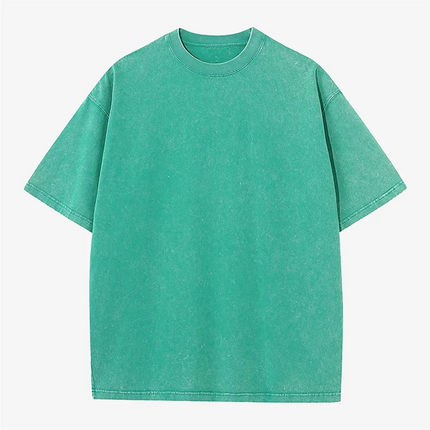 Custom T-shirt free print logo images vintage wash design tees pure cotton cultural shirts men's women's batik wax print Fabric