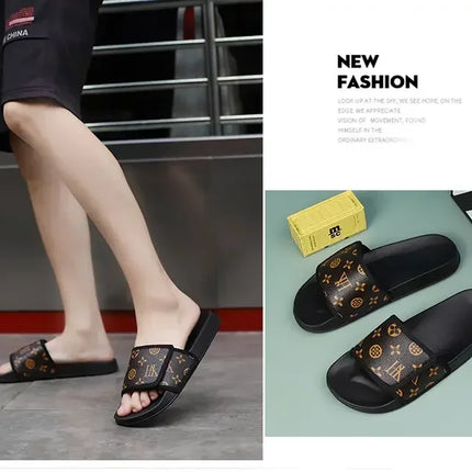 Man Summer Slippers Leather Sandals Comfortable Man Sandal House Sandals Sale Mens Slipper Flip Flop Shoes for Men Slippers