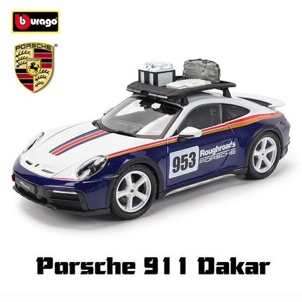 Bburago 1:24 Porsche 963 24 alloy racing car Alloy Luxury Diecast Car Model Toy Collection Gift Multiple styles to choose from