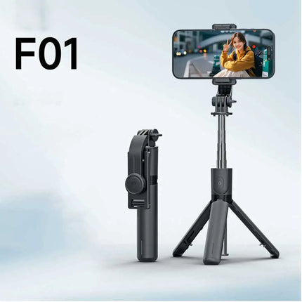 Foldable Selfie Stick Doule LED Fill Light with Wireless Bluetooth Remote Desktop Tripod Stand For iOS Android Smartphone Holder