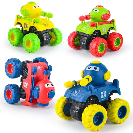 360 ° stunt rotating off-road toy, durable and impact resistant, bi-directional friction driven truck, suitable for children