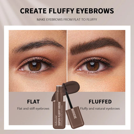 Superfluff Volumizing Brow Mousse Tint for Eyebrows Tinted Brow Gel  Brown Long Lasting Waterproof Eyebrow Tattoo  Dye Cosmetics