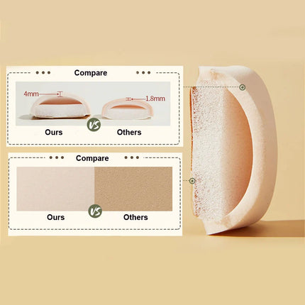 3 Pcs/Box Soft Air Cushion Puff Concealer Brush Round Makeup Blender Sponges Elastic Marshmallow Cosmetic Foundation Powder Set