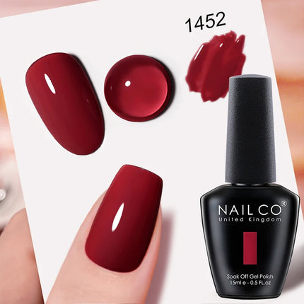 NAILCO Gel Nail Polish 15ml Hema TPO Free Nail Art Vernis Semi Permanent UV Gel Polish Nail Manicure Nail Varnish Ongle Top Coat