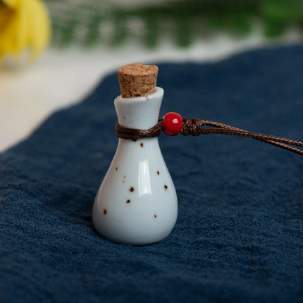 Ceramic bottle Necklaces Pendants Wholesale For Women Ladies Gift Necklace Retro Accessory Jewelry #Z600