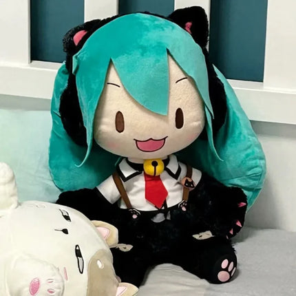 Anime Miku Fufu Plush Toys Kitty Collection Miku Stuffed Dolls Hobbies Collect Toys Kawaii Room Decor Kids Birthday Gifts