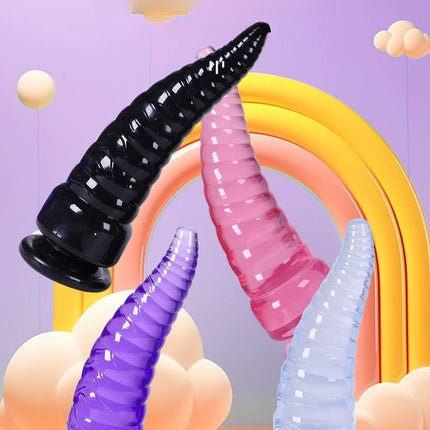 Octopus Tentacle Dildo Anal Plug Butt Dilator with Big Suction Cup Sex Toys for Women Men Anus Expander Prostate Massage
