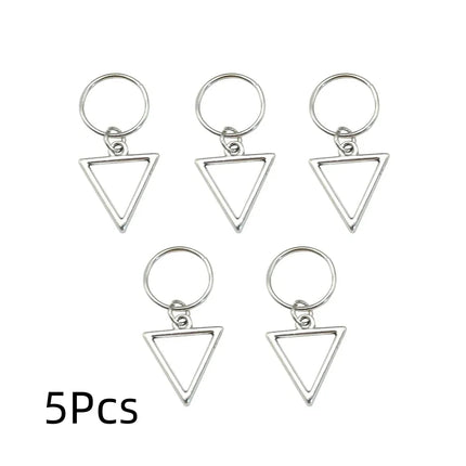 30Pcs/Lot Mix Color Charms Hair Braid Dread Dreadlock Beads Clips Cuffs Rings Hoop Adjustable Jewelry 14MM Clasps Accessories