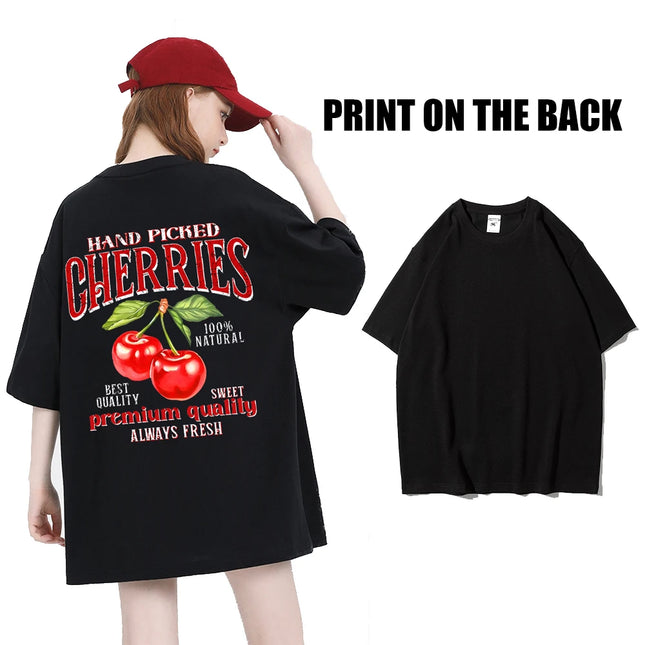 Casual Cotton Womens T-Shirts Be Savage Not Average Butterfly Printed Streetwear Soft Breathable Oversize Fashion Female Clothes
