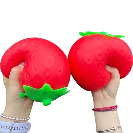 Super Jumbo Strawberry Squishy Toy Slow Rising Simulated Strawberry Antistress Anti-Anxiety Fidget Toys for Adults Friends Gifts